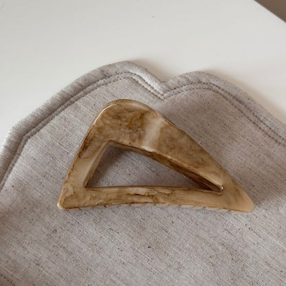 大理石紋髮夾