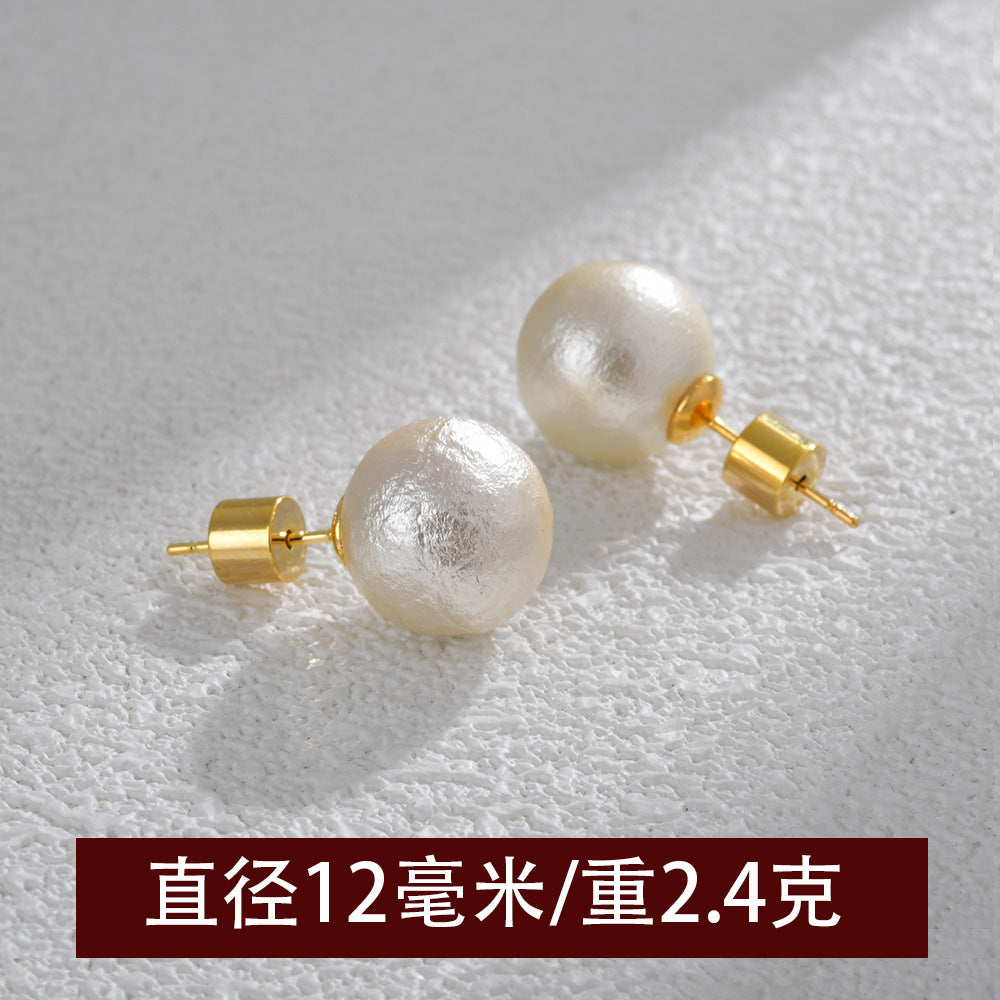 珍珠簡約耳釘