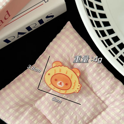 壓克力小熊髮夾