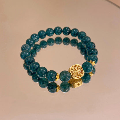 水晶蝴蝶串珠手鏈女款輕奢閨蜜送禮生日手串高顏值學生黨精致手飾