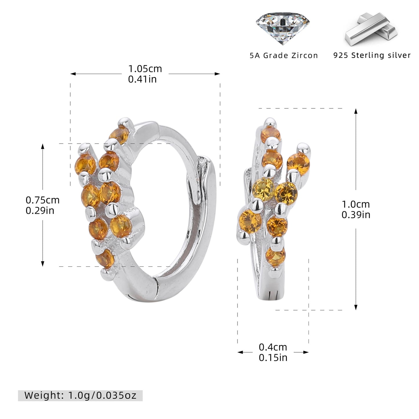 S925 歐美新款耳環INS極簡幾何鑲鋯耳飾輕奢小眾百搭飾品