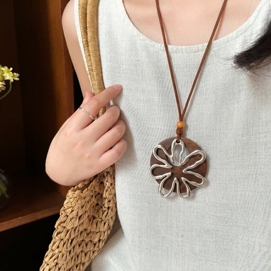圓圈復古項鍊－商品主圖｜https://igowo.tw/