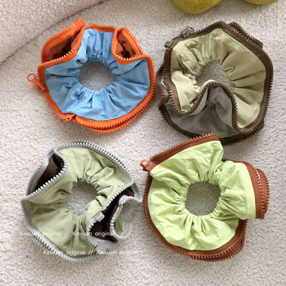 撞色大腸圈髮圈－商品主圖｜https://igowo.tw/