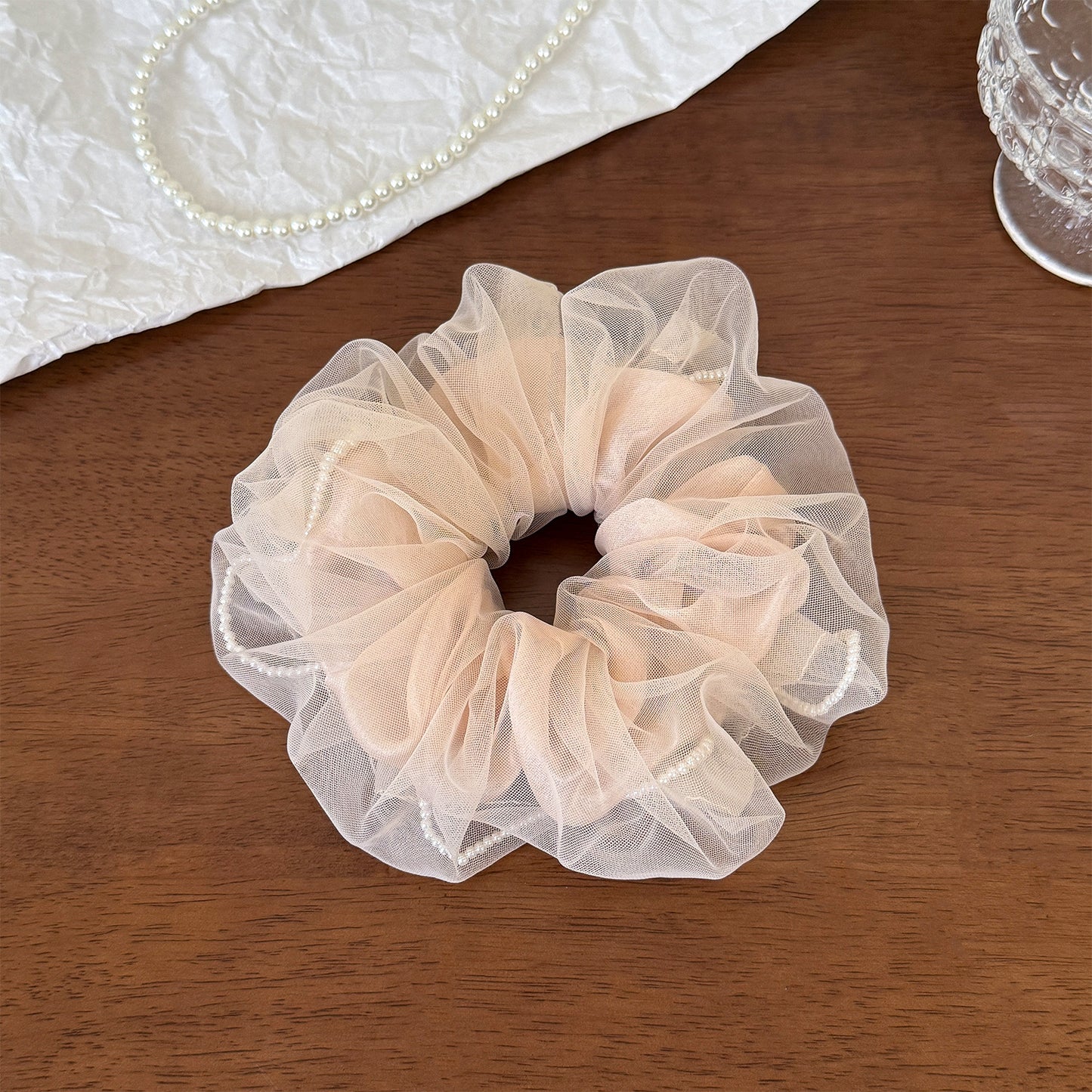 網紗大腸圈簡約髮圈