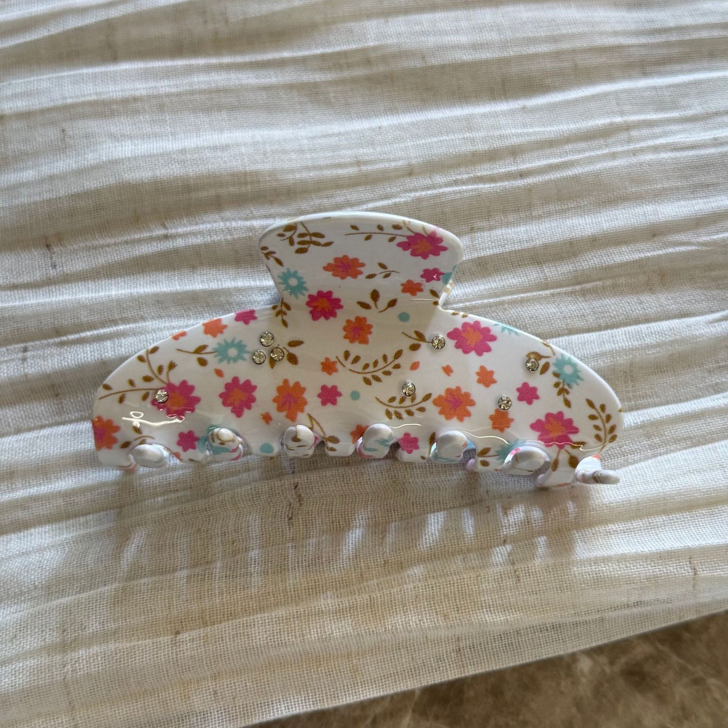 醋酸板材碎花鯊魚夾