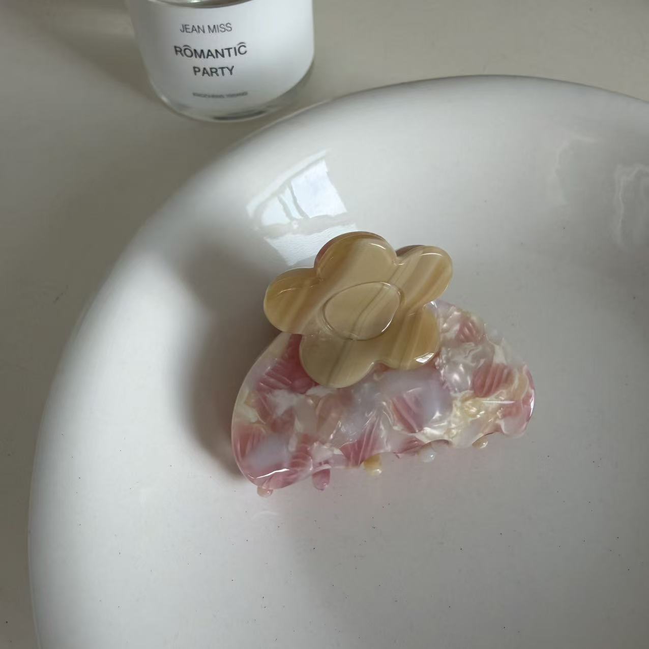 醋酸板材花朵髮夾