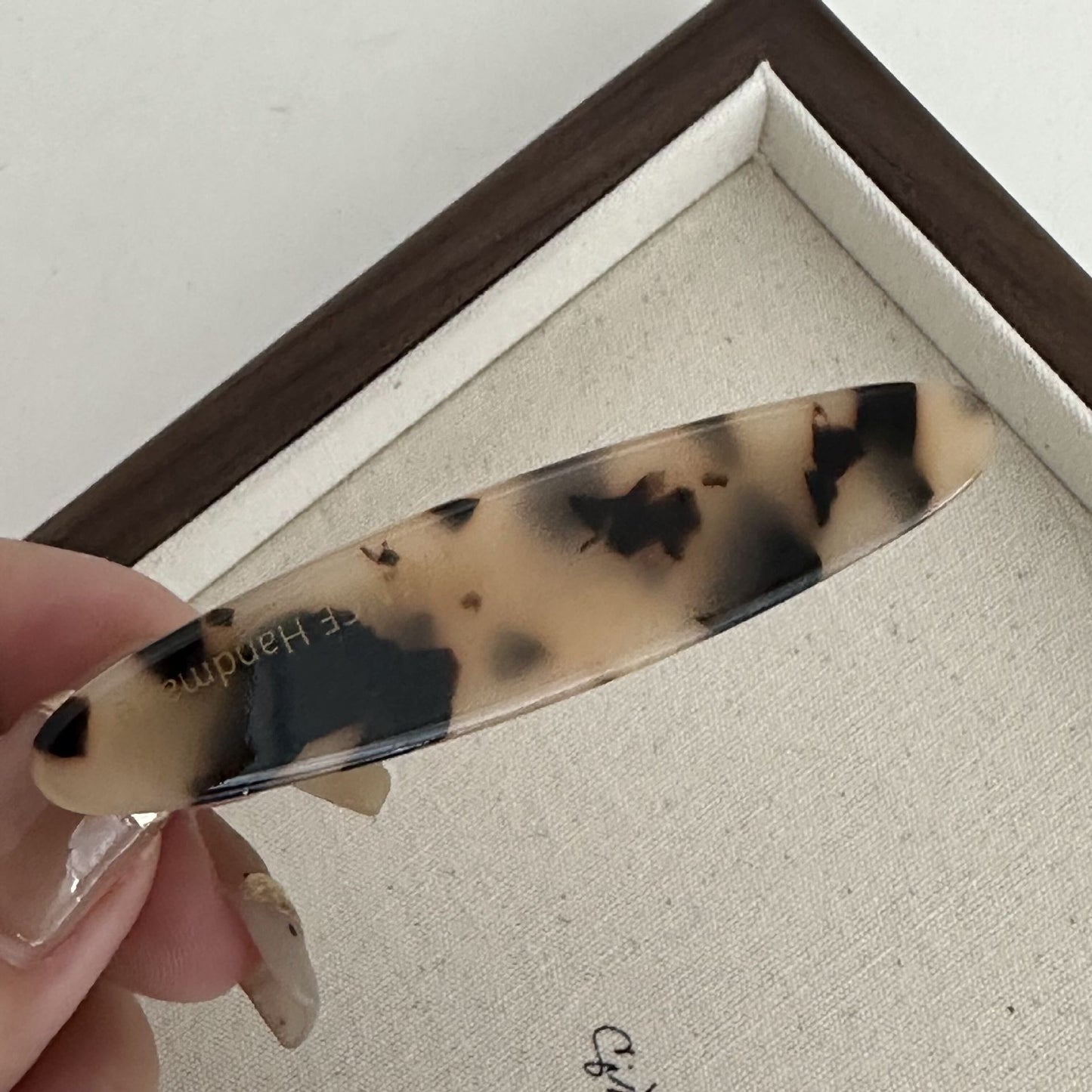 醋酸板材一字髮夾