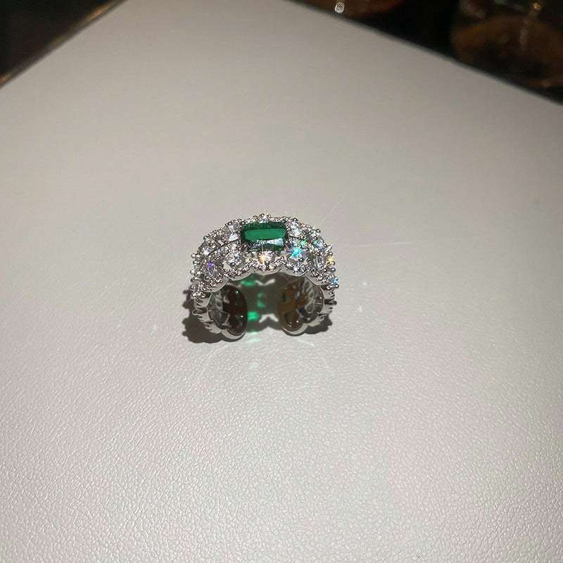 金屬幾何可調式戒指