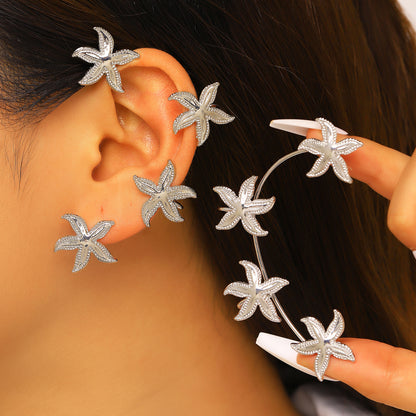 海星貝殼耳掛－細節特寫9｜https://igowo.tw/