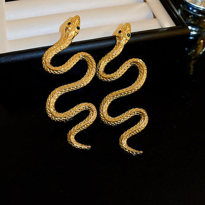 銀針中古圓形花朵流蘇耳環歐美復古金屬感耳釘氣質輕奢耳飾批發女