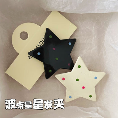 星星簡約髮夾－商品主圖｜https://igowo.tw/