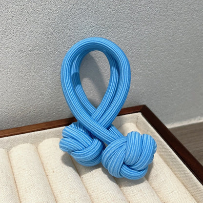 古典簡約髮圈－米白款細節7｜https://igowo.tw/