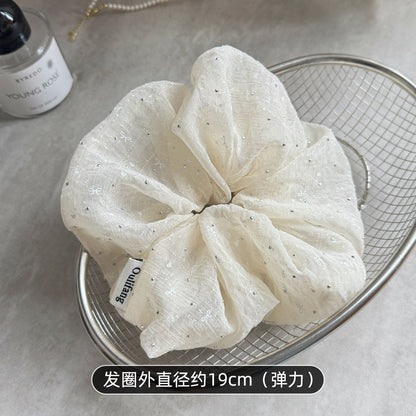 大腸圈鑲鑽髮圈