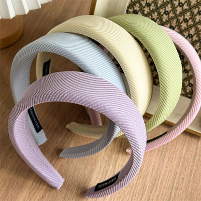 寬版簡約髮箍－商品主圖｜https://igowo.tw/