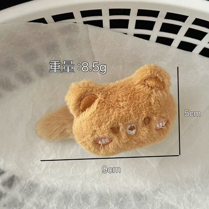 棕色小熊髮夾