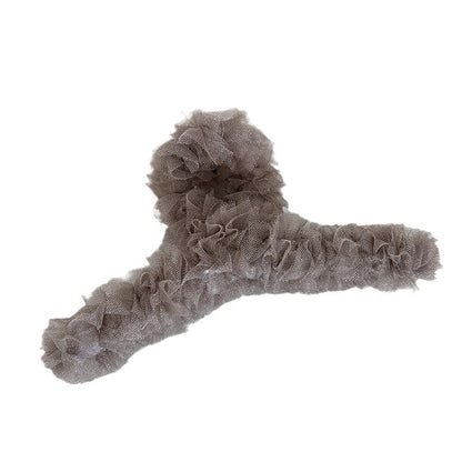 粉色蕾絲鯊魚夾－細節特寫3｜https://igowo.tw/