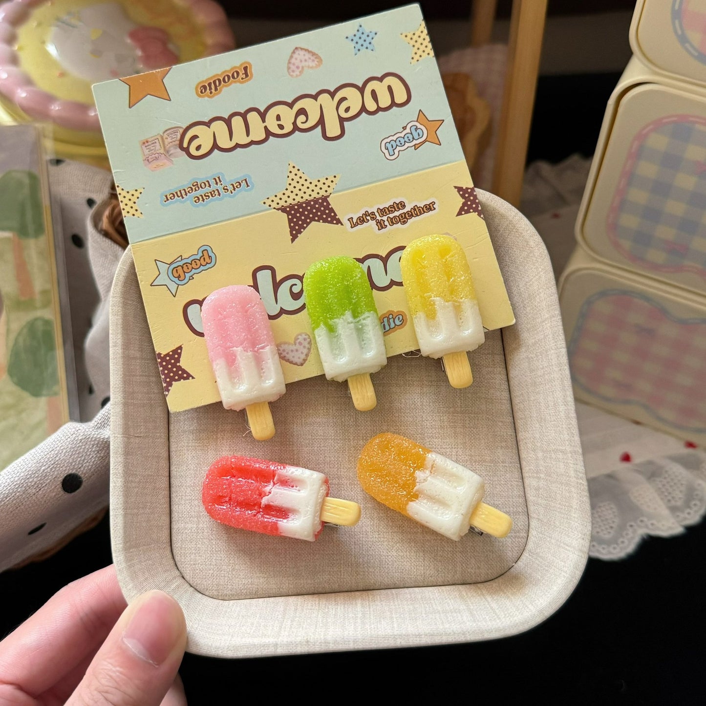 繽紛甜點髮夾－商品主圖｜https://igowo.tw/