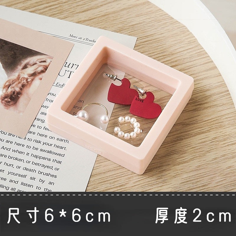 透明簡約耳釘