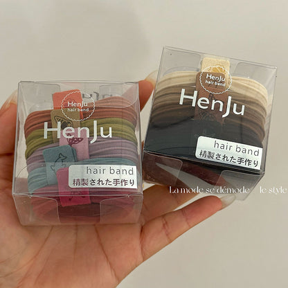 彈力繩簡約髮圈－商品主圖｜https://igowo.tw/