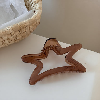 星星簡約鯊魚夾