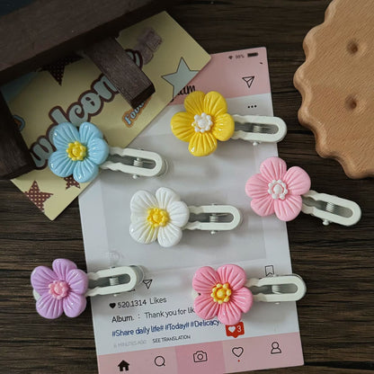 繽紛花朵波浪髮夾－商品主圖｜https://igowo.tw/