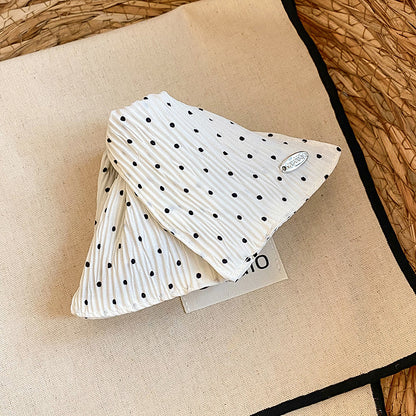 壓克力布面波點髮夾