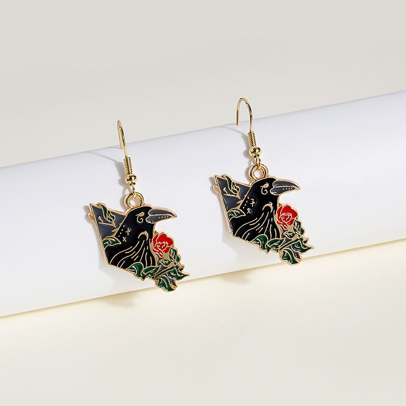 紅色珍珠雲朵復古耳環－細節特寫4｜https://igowo.tw/