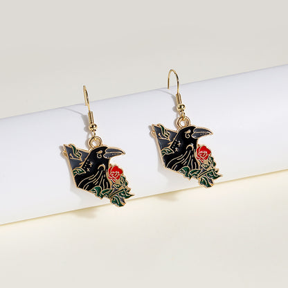 紅色珍珠雲朵復古耳環－細節特寫4｜https://igowo.tw/