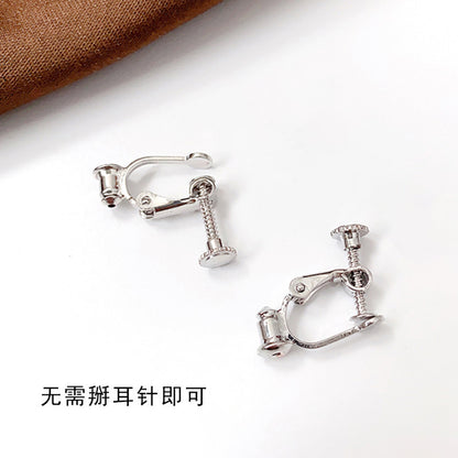 矽膠簡約耳環－耳堵金（一個裝）款細節6｜https://igowo.tw/