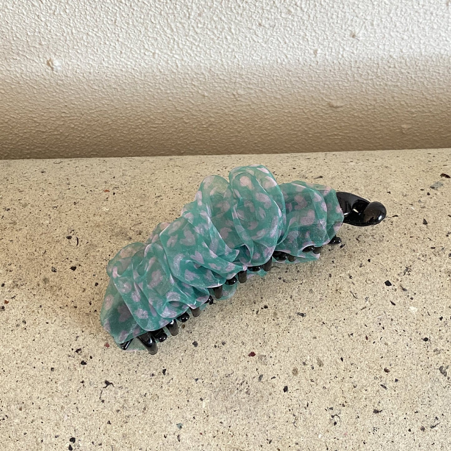 網紗格紋波點髮夾