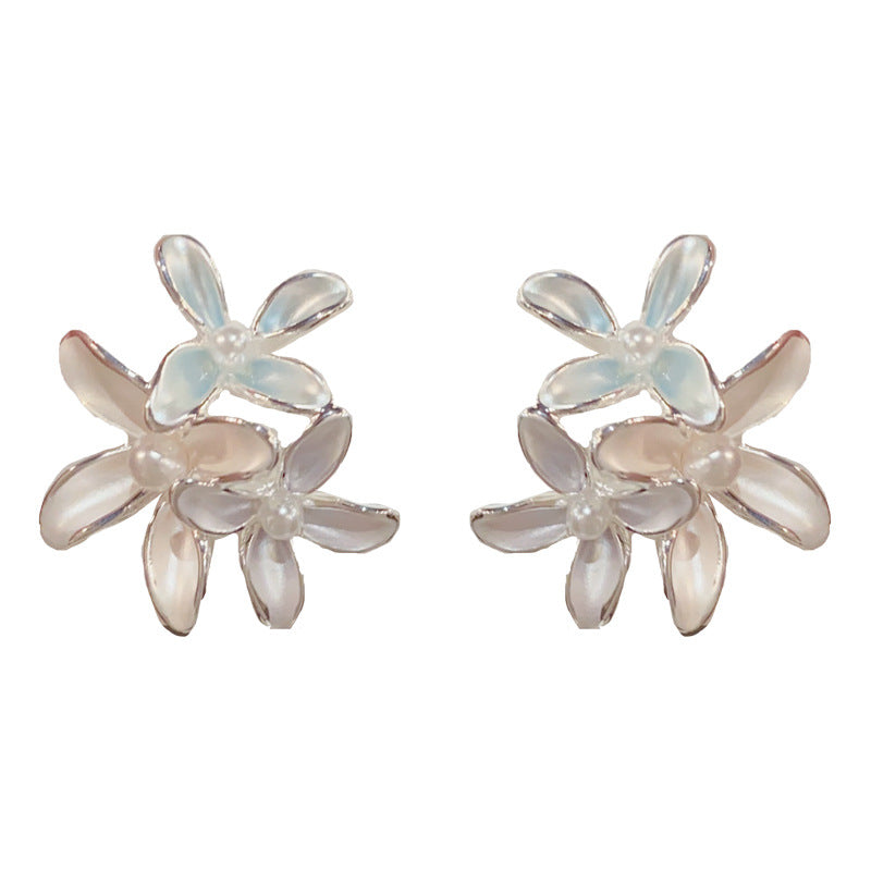 花朵簡約耳環