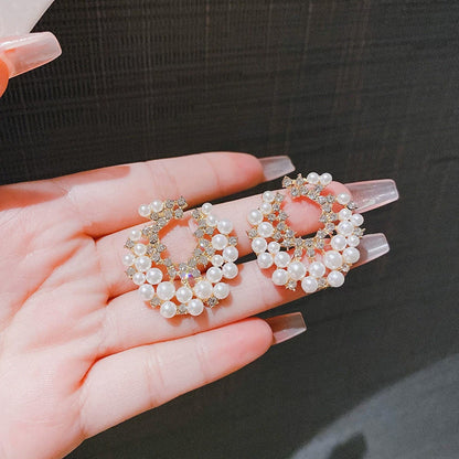 蝴蝶結花朵耳環－細節特寫45｜https://igowo.tw/