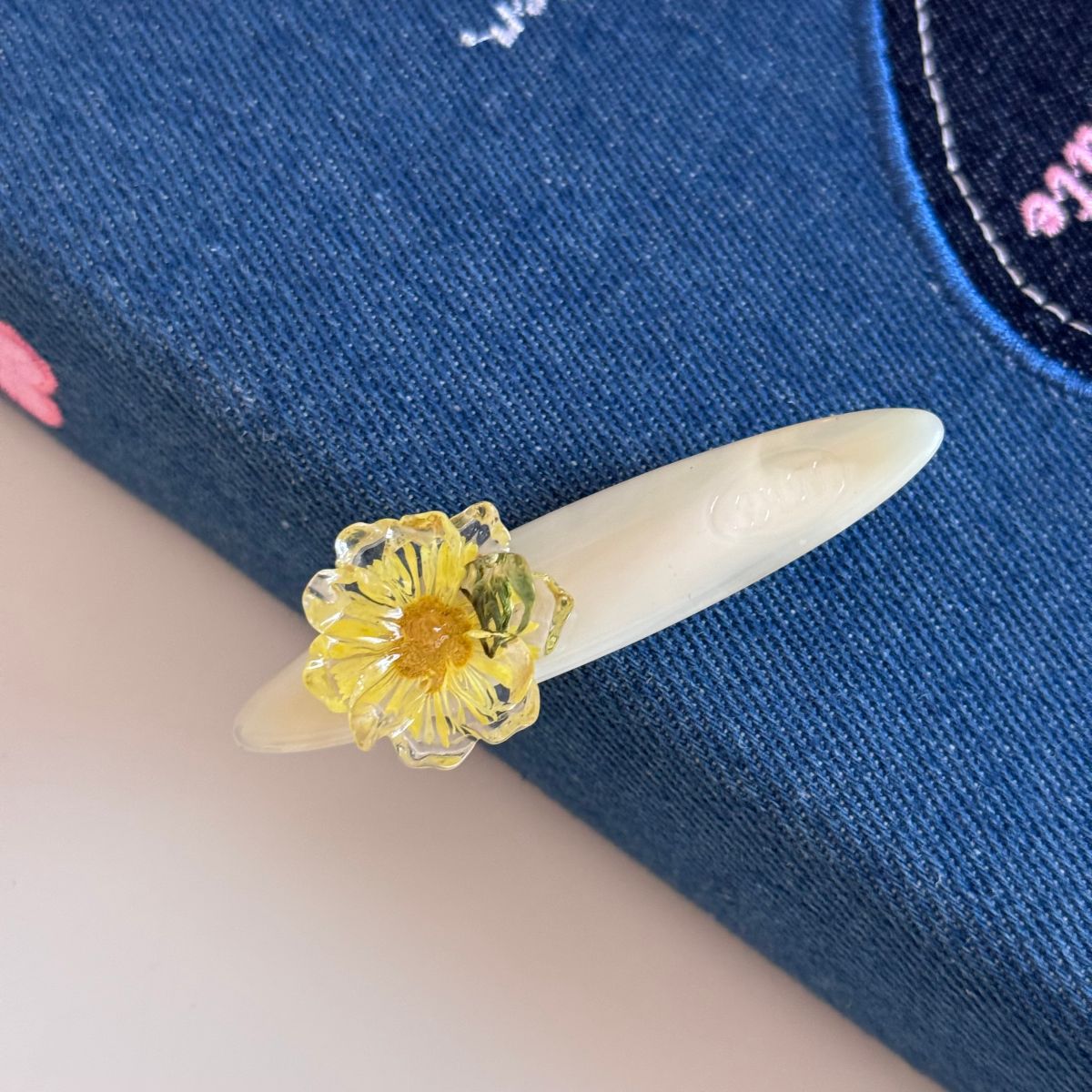 樹脂雛菊髮夾