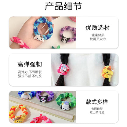 兩用編織髮圈－細節特寫2｜https://igowo.tw/
