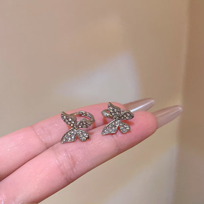 輕奢高級感蝴蝶耳環