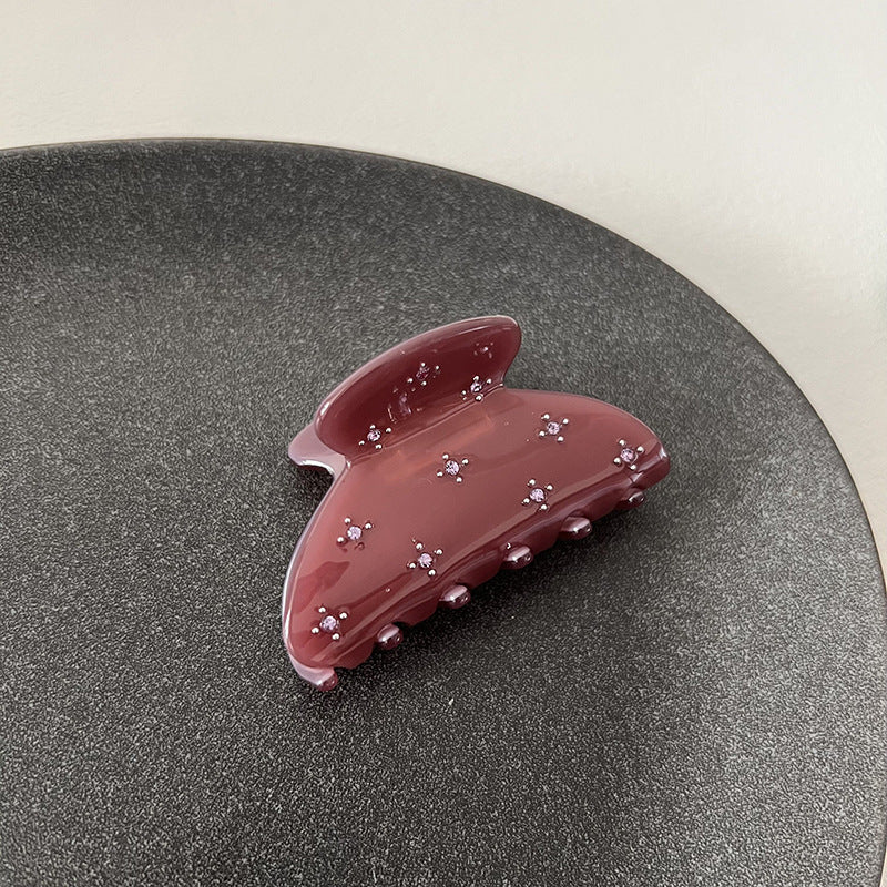 鋯石甜點小巧髮夾