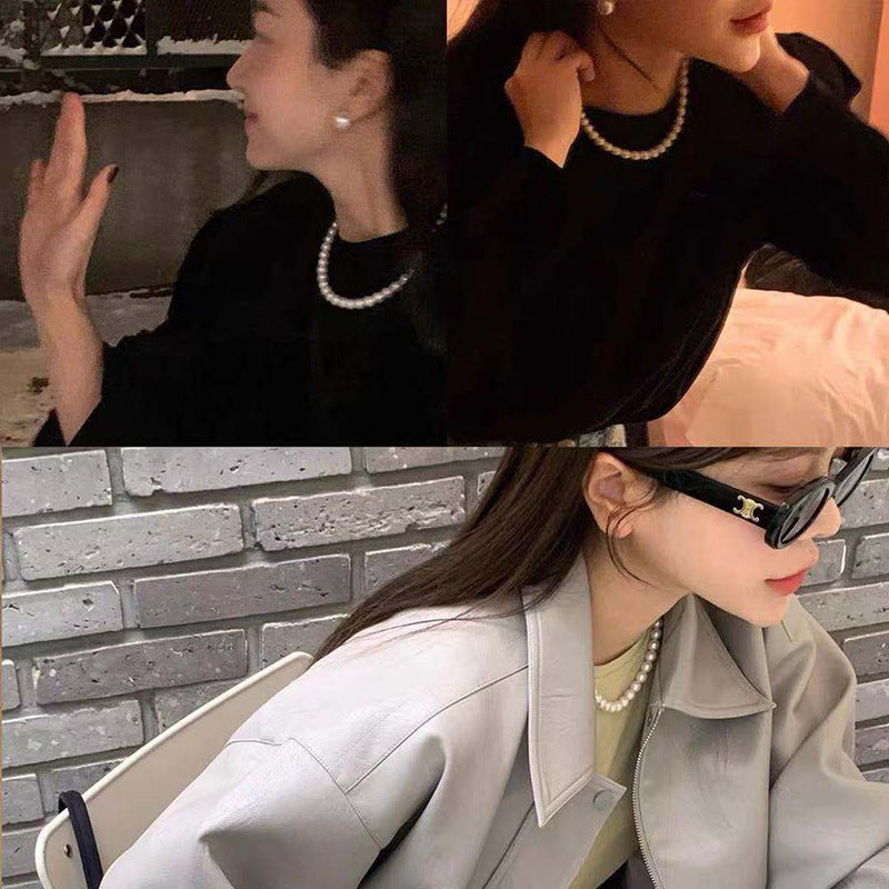 珍珠復古簡約項鍊－商品主圖｜https://igowo.tw/