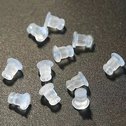 透明矽膠耳釘