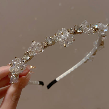 水晶復古髮箍