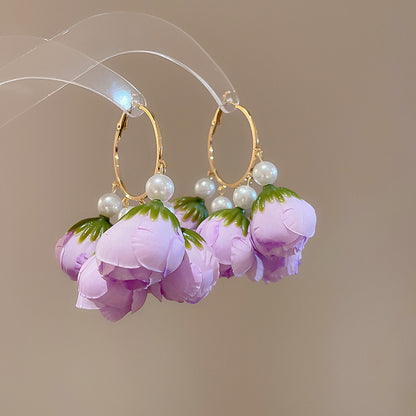 花朵流蘇耳環－細節特寫42｜https://igowo.tw/