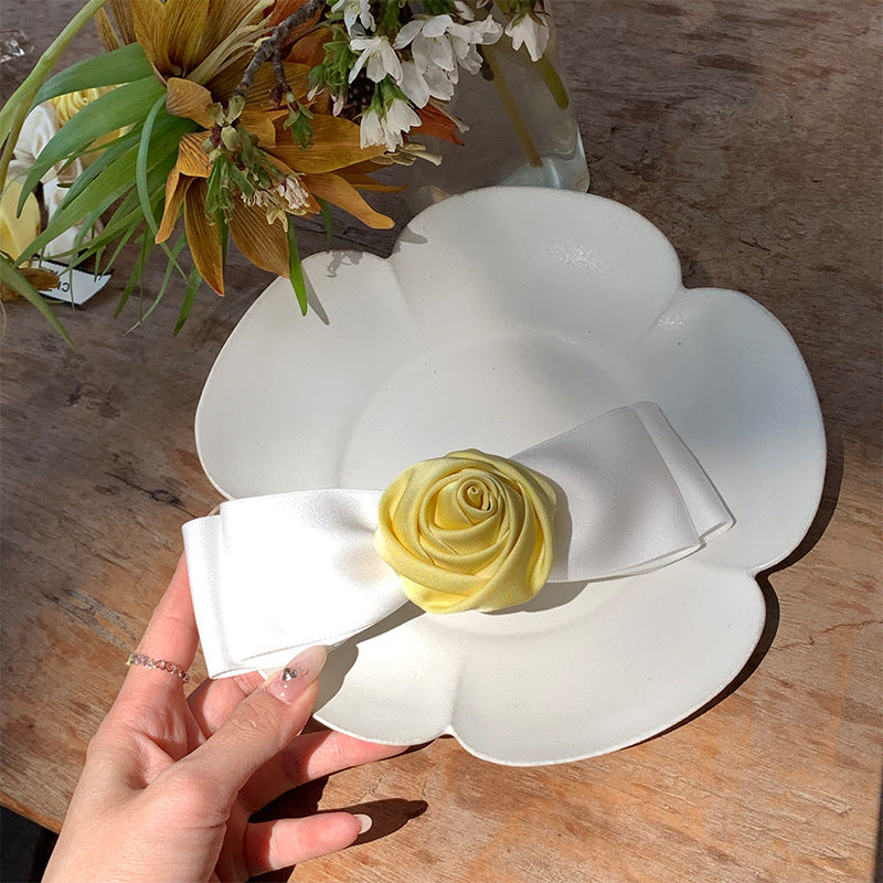 玫瑰立體髮夾