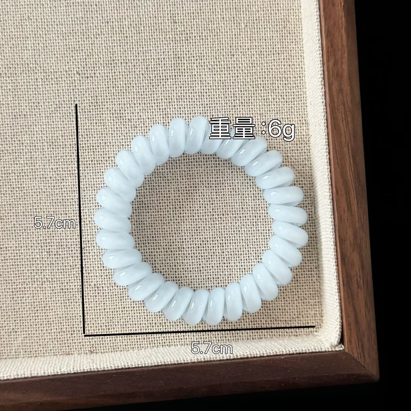 簡約經典髮圈－小庫電話線款細節22｜https://igowo.tw/