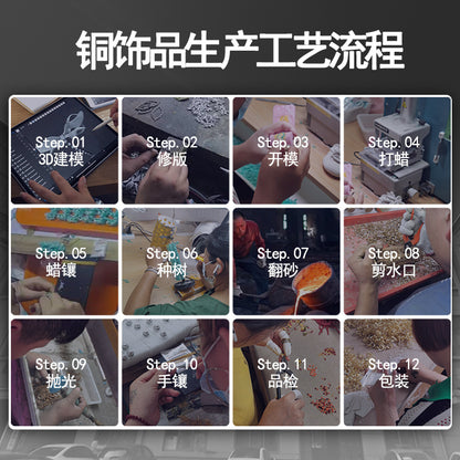 珍珠鋯石耳環－粉色鋯石愛滴耳釘款細節1｜https://igowo.tw/