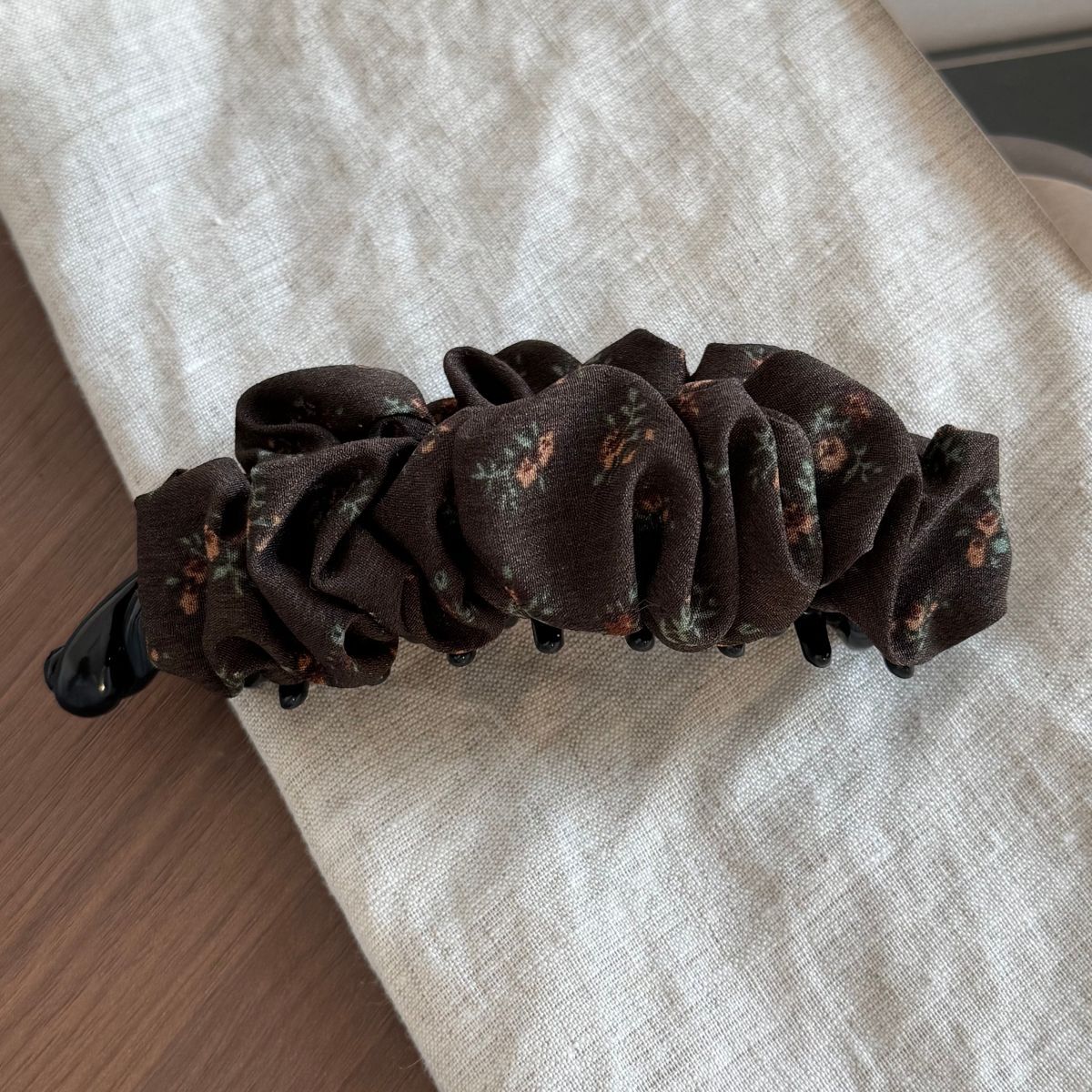 碎花簡約髮夾