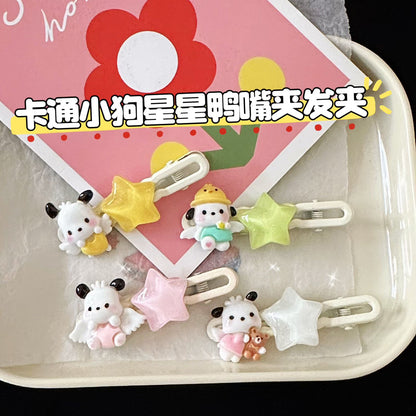 小狗星星髮夾－商品主圖｜https://igowo.tw/