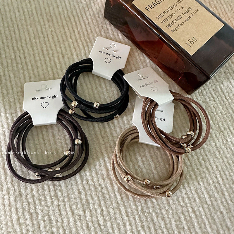 金屬簡約髮圈－商品主圖｜https://igowo.tw/