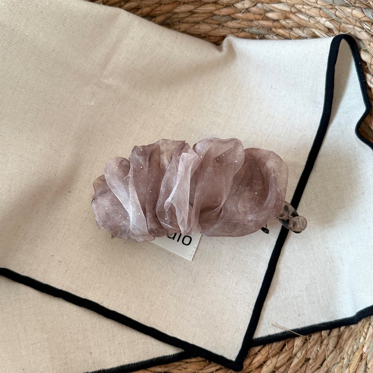 網紗簡約髮夾