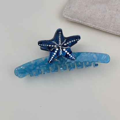 醋酸板材海星髮夾