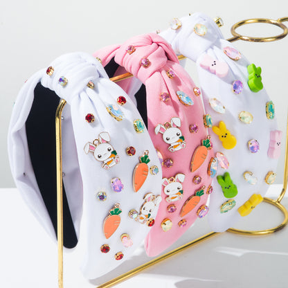 兔子鑲鑽髮箍－商品主圖｜https://igowo.tw/