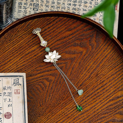 葫蘆平安扣流蘇吊飾－細節特寫2｜https://igowo.tw/